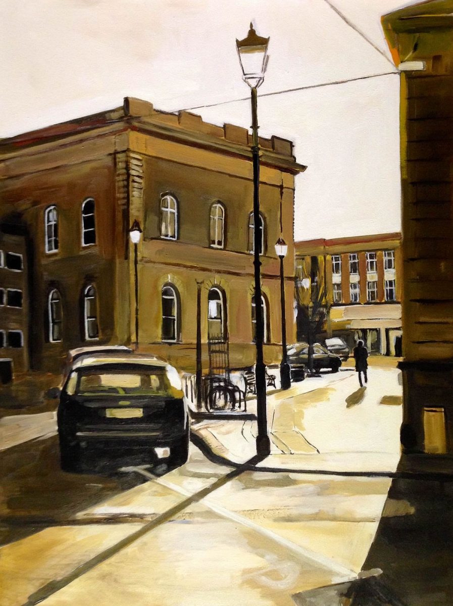 Painting of Lancashire 4 - Accrington Arcade - Angela Wakefield