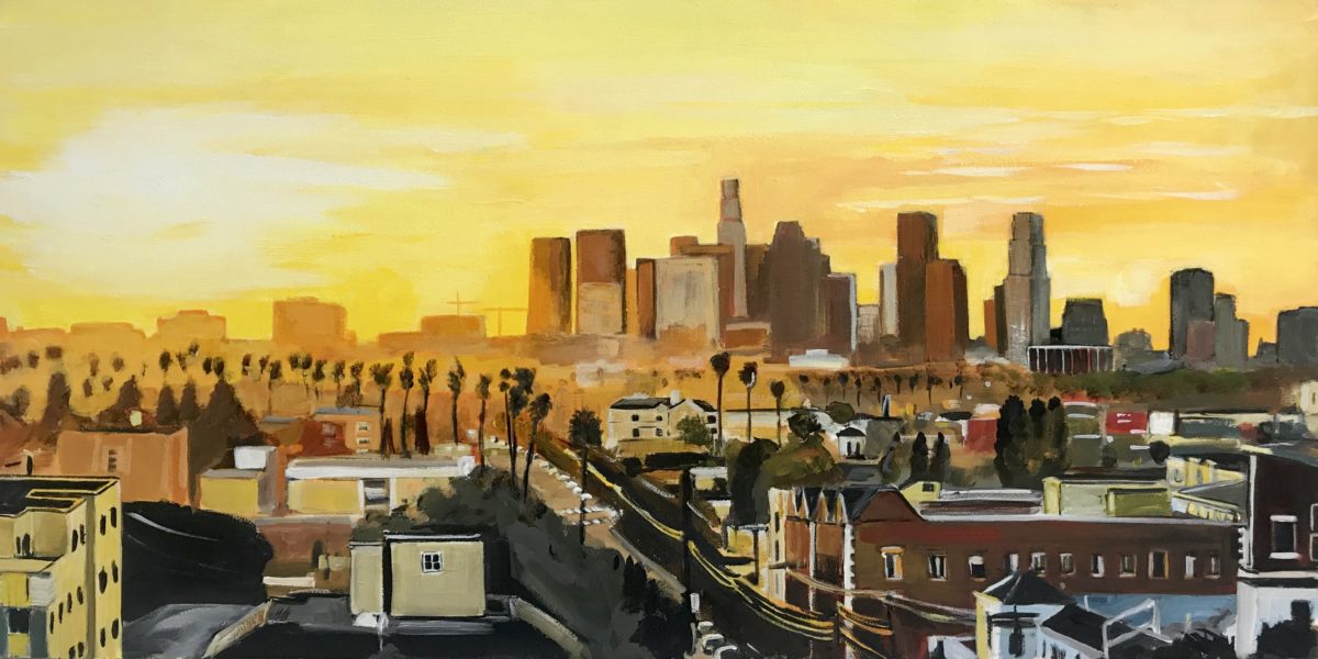 Painting of Los Angeles 03 - California.