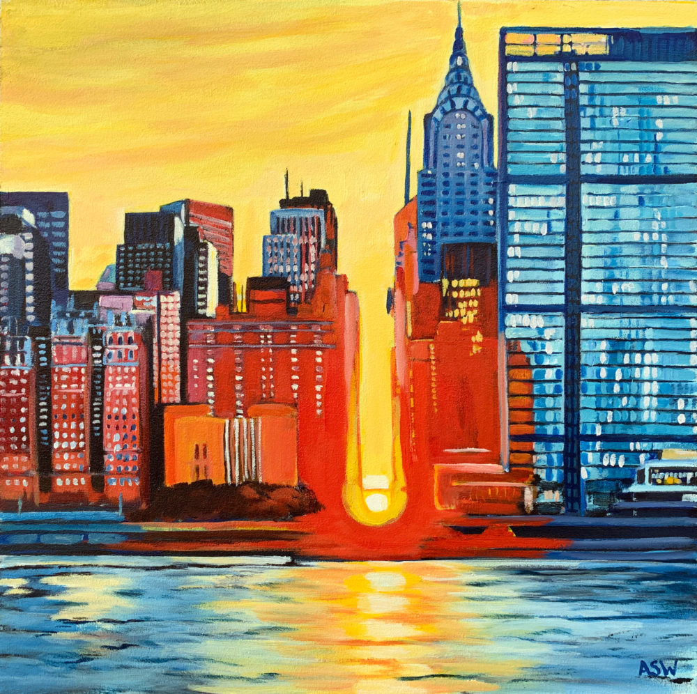 Paintings of New York for Sale by UK Cityscape Artist Angela Wakefield